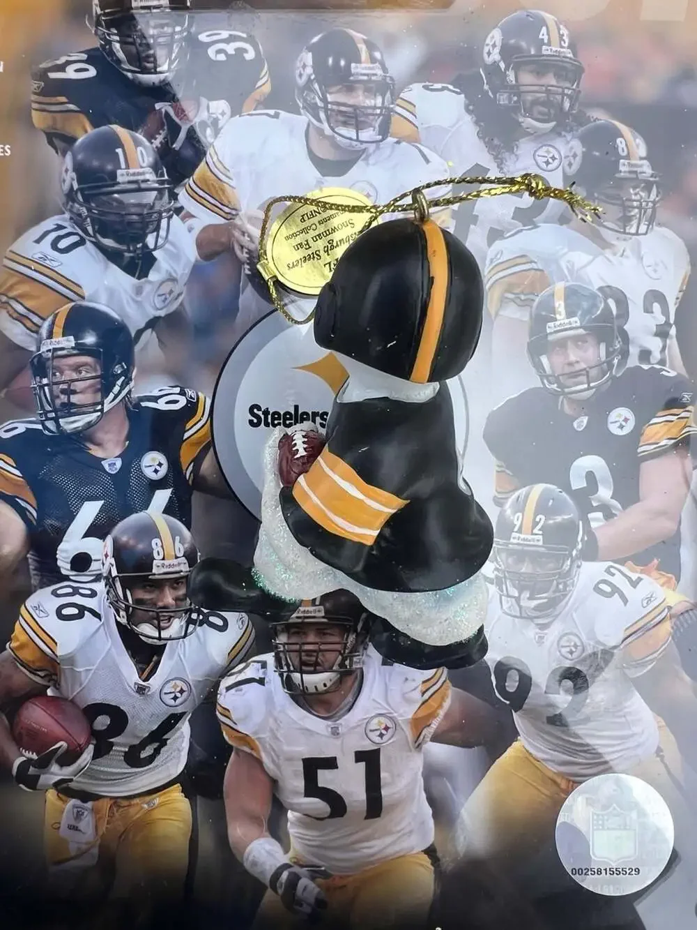 NFL Pittsburgh Steelers Snowman Fan Ornament Collection